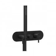 Змішувач для душу Ravak Espirit на 3 споживача з душовим набором чорний матовий X070282