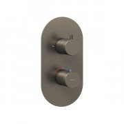 Термостат для душа Ravak Espirit встраиваемый 2 потребителя графит матовый X070323