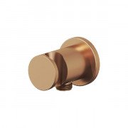 Шлангове під'єднання Ravak з держателем для душу латунь золото рожеве матове X07P708