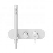 Змішувач для душу Ravak Espirit на 2 споживача з душовим набором білий матовий X070250