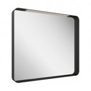 Зеркало в ванную комнату Ravak Strip 60х70 см с LED-подстветкой алюминий черный X000001570