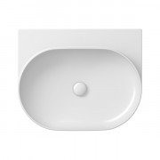 Раковина для ванної кімнати Ravak Yard 600 60,5х50 см без отвору під змішувач кераміка білий XJX01060000