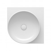 Раковина для ванної кімнати Ravak Yard 450 C 45х45 см кутова без отвору під змішувач кераміка білий XJX01045000