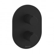 Термостат для душу Ravak Chrome вбудований чорний X070432