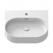 Раковина для ванної кімнати Ravak Ceramic Slim Wall O 55х45 см кераміка білий XJX01155004