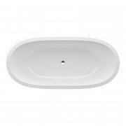 Ванна Laufen IL Bagno Alessi One 178х82 см вбудований штучний камінь Sentec solid surface білий H2459710000001