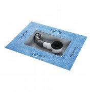 Монтажна коробка Laufen Pro ліва для душових піддонів Marbond DN 50 висота 100 мм з сифоном H2900430000001