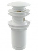 Донный клапан для раковины Ravak Click-Clack металл белый матовый X01836