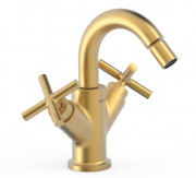 Змішувач для біде Tres Mont Blanc двовентильний матове золото 28312001OM
