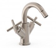 Змішувач для біде Tres Mont Blanc двовентильний сталь 28312001AC