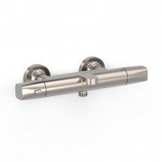 Термостат для ванної Tres Over-wall настінний двовентильний сталь 19017404AC