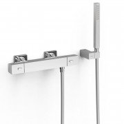 Термостат для душу Tres Over-wall настінний з душовим набором хром 19016469