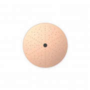 Лейка для верхнего душа Tres потолочная встраиваемая Ø405 мм нержавеющая сталь матовое розовое золото 13495002OPM