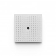 Лейка для верхнего душа Tres потолочная встраиваемая 405х405 мм нержавеющая сталь матовый белый 13495102BM