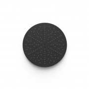 Лійка для верхнього душу Tres стельова вбудована Ø405 мм нержавіюча сталь матовий чорний 13495002NM