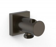 Шланговое подсоединение Tres с держателем ручного душа черная бронза 21118201KMB