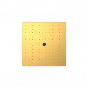 Лейка для верхнего душа Tres потолочная встраиваемая 405х405 мм нержавеющая сталь матовое золото 13495102OM