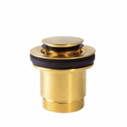 Донный клапан для раковины Tres Click-Clack Simple-Rapid матовое золото 24284020OM