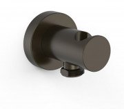 Шлангове під'єднання Tres із тримачем ручного душу чорна бронза 26118201KMB