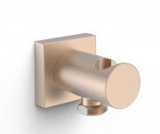 Шлангове під'єднання Tres з тримачем ручного душу матове рожеве золото 21118201OPM