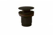 Донный клапан для раковины Tres Click-Clack Simple-Rapid черная бронза 24284010KMB