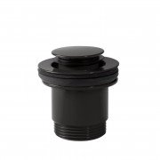 Донный клапан для раковины Tres Click-Clack Simple-Rapid черный хром 24284020NE