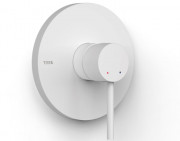 Змішувач для душу Tres Study Exclusive 1 споживач одноважільний матовий білий 26227810BM