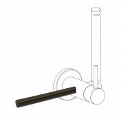 Держатель для полотенец Tres Study Exclusive 180 мм черная бронза 03412401KMB