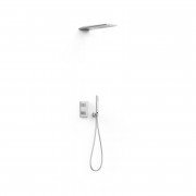 Душова система прихованого монтажу Tres Therm-Box з верхнім та ручним душем хром 20225055