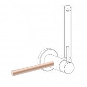 Тримач для рушників Tres Study Exclusive 180 мм матове рожеве золото 03412401OPM