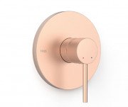 Змішувач для душу Tres Study Exclusive 1 споживач одноважільний матове рожеве золото 26227810OPM