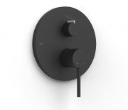 Змішувач для душу Tres Study Exclusive 2 споживача одноважільний матовий чорний 26228110NM