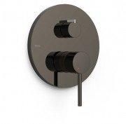 Смеситель для душа Tres Study Exclusive встраиваемый 2 потребителя однорычажный металлик черный 26228110KM
