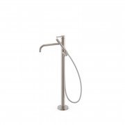 Смеситель для ванной Tres Study Exclusive напольный с душевым набором сталь 26247005AC