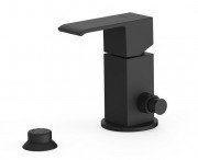 Смеситель для биде Tres Cuadro однорычажный с небольшой душевой лейкой матовый черный 00613001NM