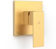 Змішувач для душу Tres Cuadro Exclusive 1 споживач одноважільний матове золото 10627810OM