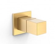 Запорный вентиль Tres Cuadro встраиваемый 1/2'' матовое золото 00715501OM