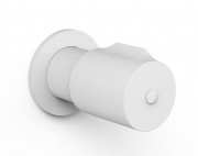 Запірний вентиль Tres Max-Tres вбудований 1/2'' матовий білий 06115501BM