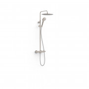 Душевая стойка Tres Over-wall с термостатом сталь 19038705AC