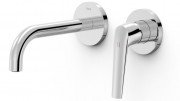 Змішувач для раковини Tres Fuji одноважільний настінний хром 28130001