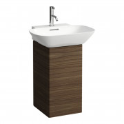 Тумба під раковину Laufen Ino 31,8 х34х60, 5 см петлі праворуч ДСП/алюміній/шпон темний горіх H4253520301711