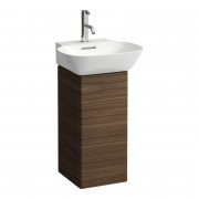 Тумба под раковину Laufen Ino 27,8х29,8х60,5 см петли слева ДСП/алюминий/шпон темный орех H4253010301711