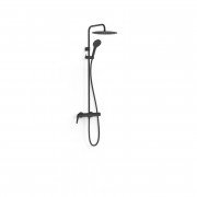 Душевая стойка Tres Fuji с однорычажным смесителем матовый черный 28119101NM