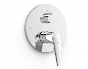 Смеситель для душа Tres Fuji встраиваемый однорычажный 2 потребителя хром 28128110