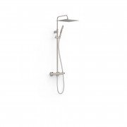 Душевая стойка Tres Over-wall с термостатом сталь 19039307AC