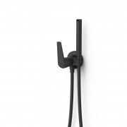 Гигиенический душ со смесителем скрытого монтажа Tres Fuji матовый черный 28112301NM