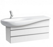 Тумба під раковину Laufen IL Bagno Alessi One 99,4х32х48,5 см МДФ білий лак H4245200976311