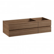 Тумба під раковину Laufen IL Bagno Alessi One 120х50х32 см без стільниці шпон волоський горіх H4241700976301