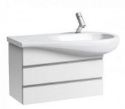 Тумба під раковину Laufen IL Bagno Alessi One 73,2х32х47,3 см МДФ білий лак H4244500976311