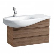 Тумба під раковину Laufen IL Bagno Alessi One 73,2х32х47,3 см шпон волоський горіх H4244700976301
